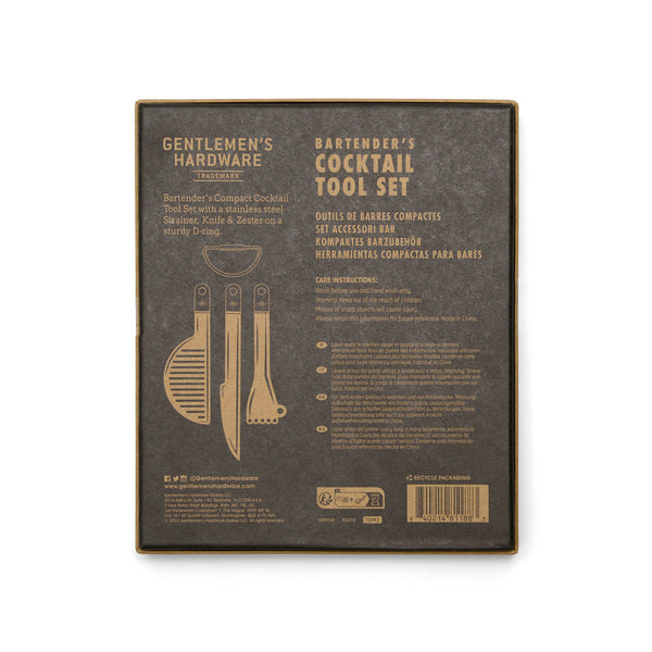 Gentlemen's Hardware Cocktail Tool Set