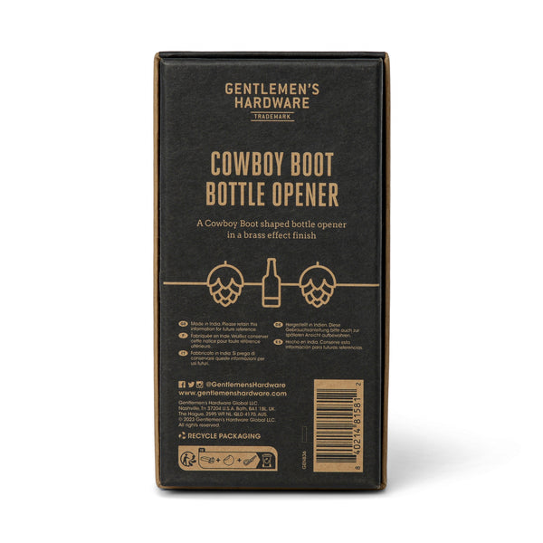 Gentlemen's Hardware Cowboy Boot Bottle Opener