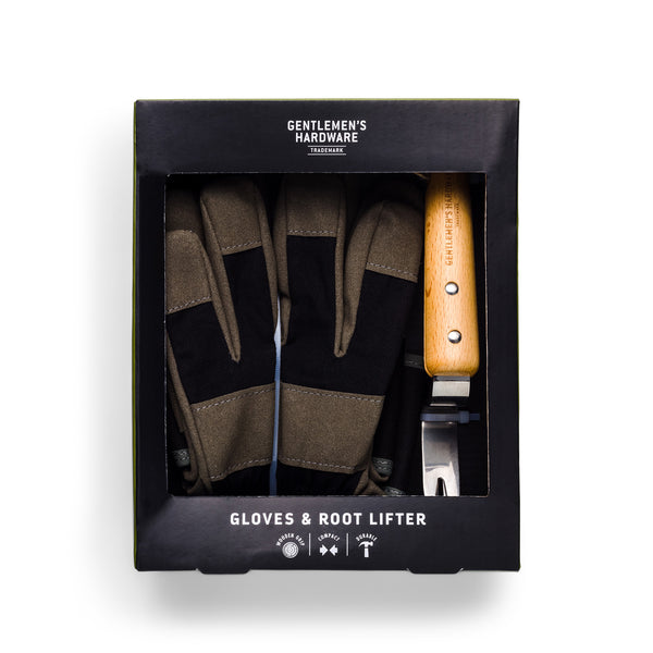 gentlemen's hardware Garden Gloves and Root Lifter