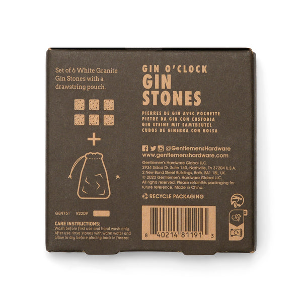 Gentlemen's Hardware Gin Stones