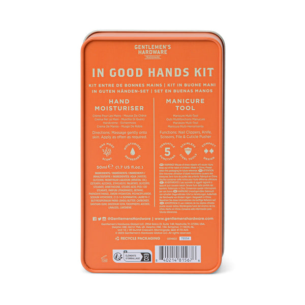 Gentlemen's Hardware In Good Hands Kit