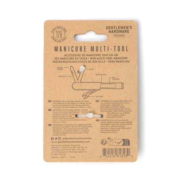 Gentlemen's Hardware Manicure Multi-Tool