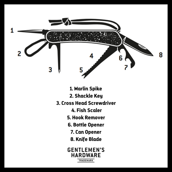 Gentlemen's Hardware Marine Multi-Tool