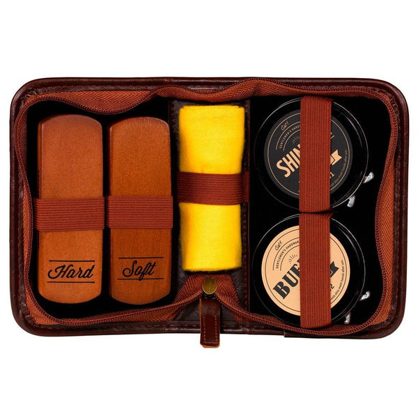 gentlemen's hardware Navy Shoe Shine Kit