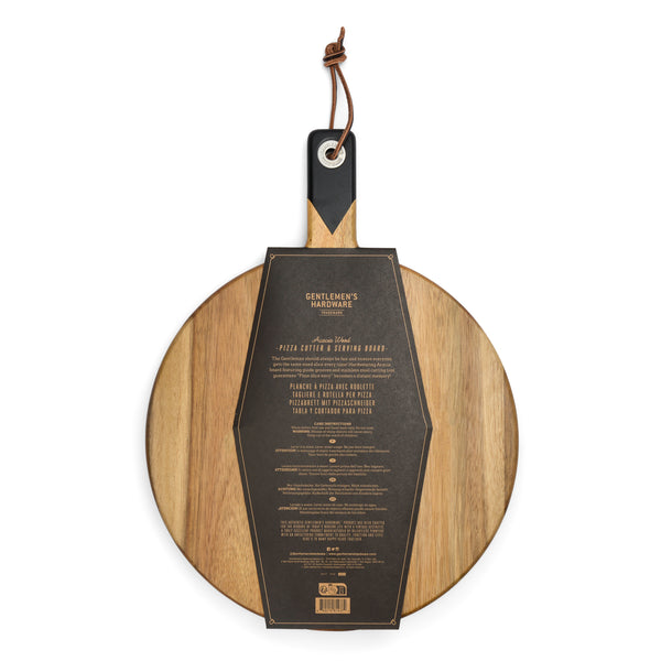 Gentlemen's Hardware Pizza Board With Pizza Cutter