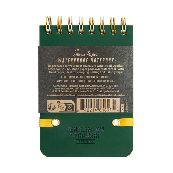 Gentlemen's Hardware Pocket Waterproof Note Book