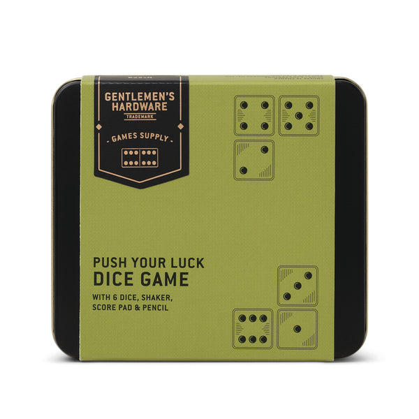 gentlemen's hardware Push Your Luck Dice Game