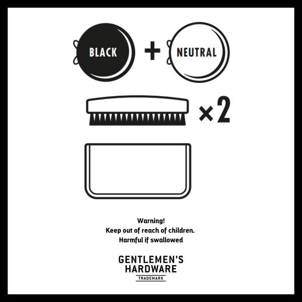 Gentlemen's Hardware Shoe Shine Kit