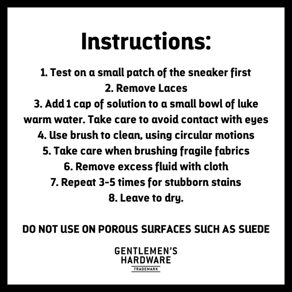 Gentlemen's Hardware Sneaker Cleaning Kit