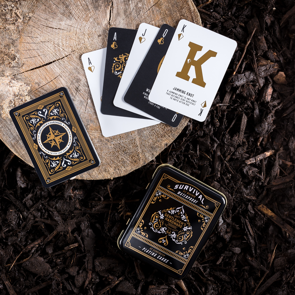 Gentlemen's Hardware Survival Playing Cards In Tin