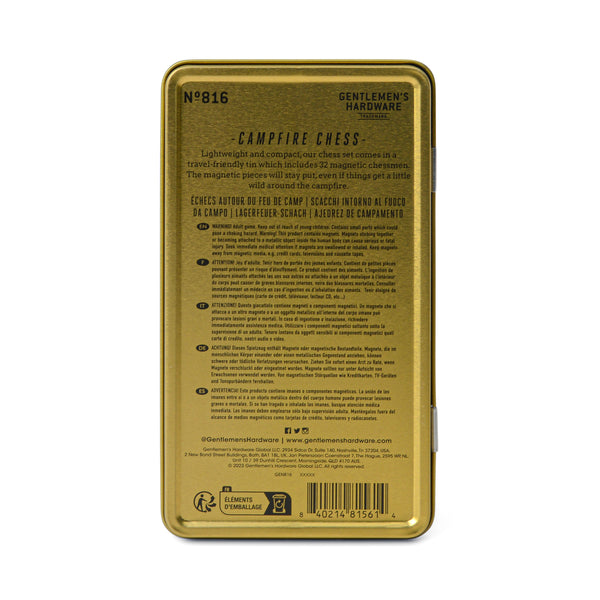 Gentlemen's Hardware Travel Chess