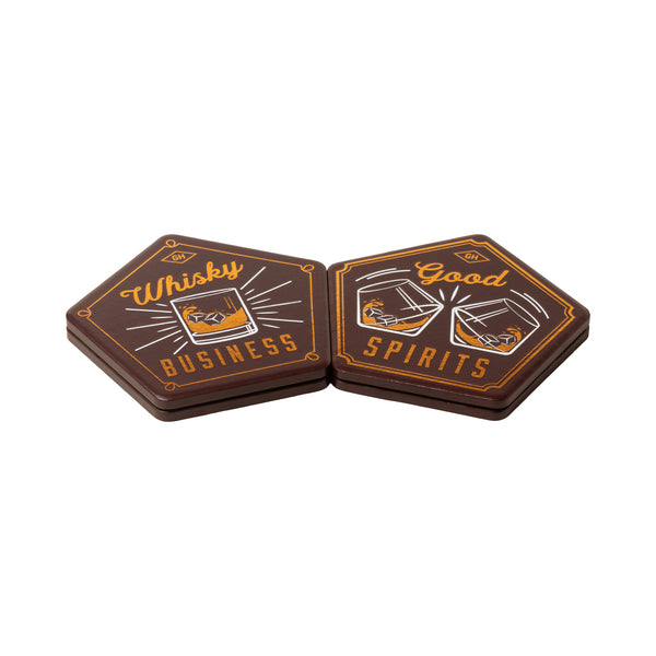 gentlemen's hardware Whisky Coasters Set of 4