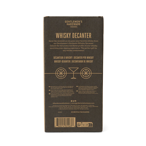 Gentlemen's Hardware Whisky Decanter