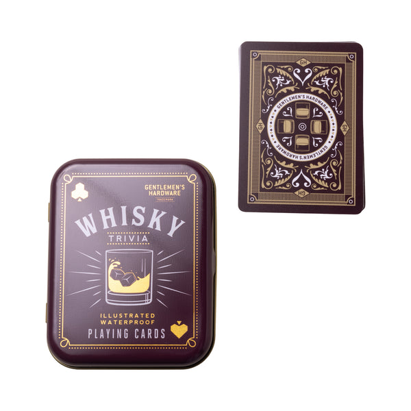 gentlemen's hardware Whisky Trivia Playing Cards