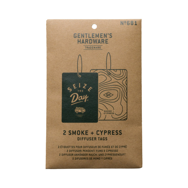 Gentlemen's Hardware Smoke & Cypress Air Freshener - Seize The Day