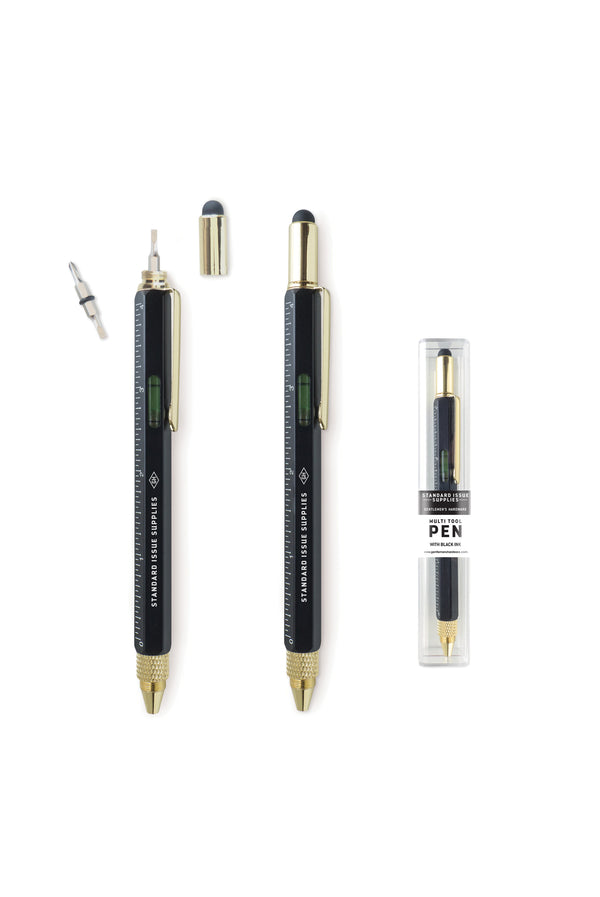 Gentlemen's Hardware Standard Issue Black Multitool Pen