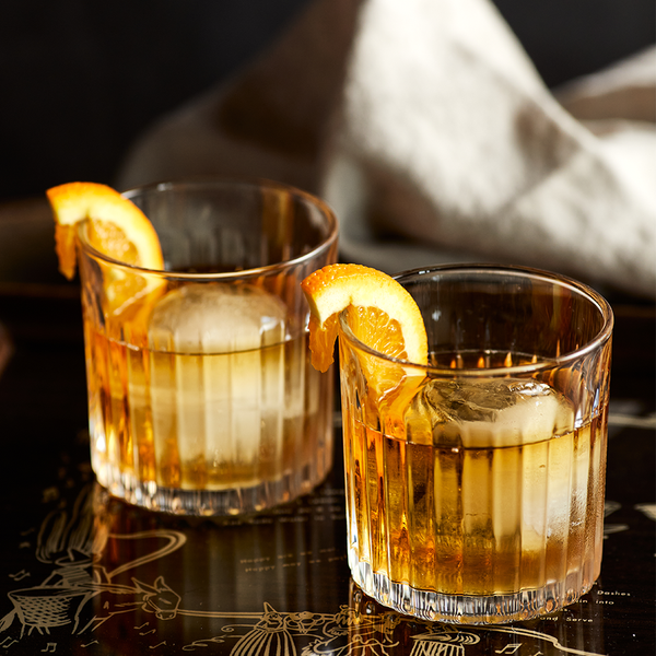 Gentlemen's Hardware Whiskey Tumbler Glasses & Ice Stones Set