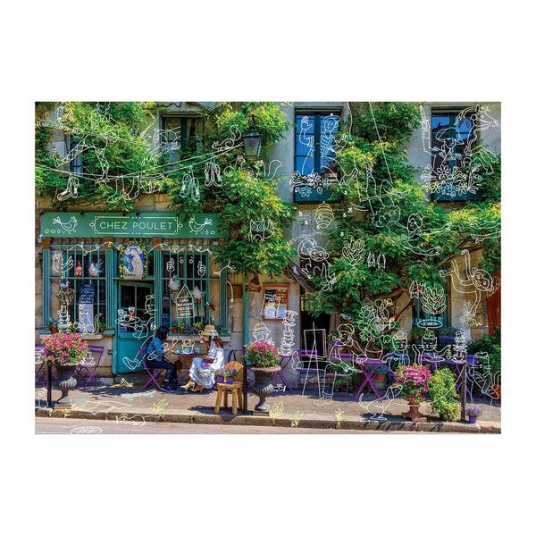 Genuine Fred 1000 PIECE PUZZLE: A BUSY DAY AT CHEZ POULET Puzzle