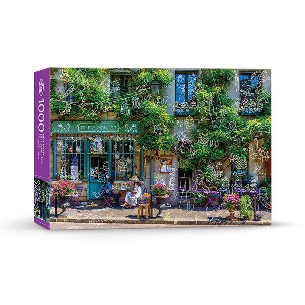 genuine fred 1000 PIECE PUZZLE: A BUSY DAY AT CHEZ POULET Puzzle