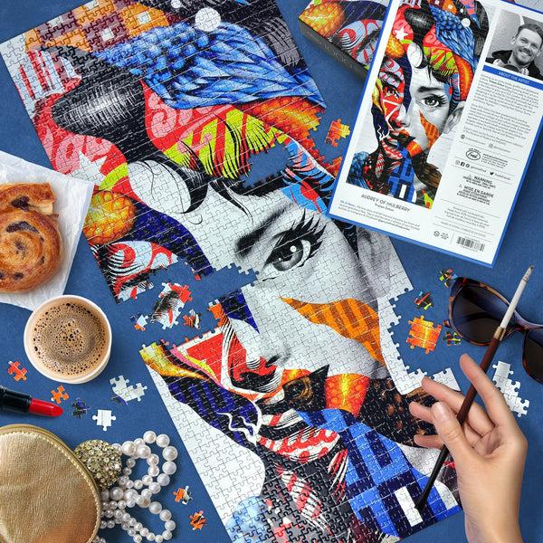 Genuine Fred 1000 PIECE PUZZLE: AUDREY OF MULBERRY Puzzle