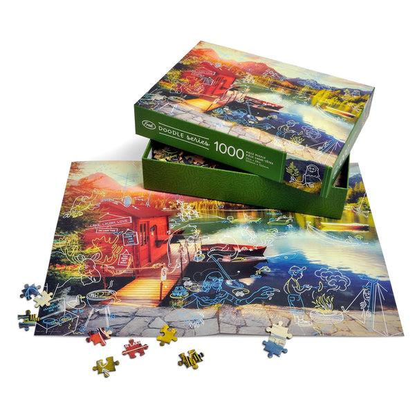 Genuine Fred 1000 PIECE PUZZLE: LIVING LA VIDA LAKE (AHHH) Puzzle