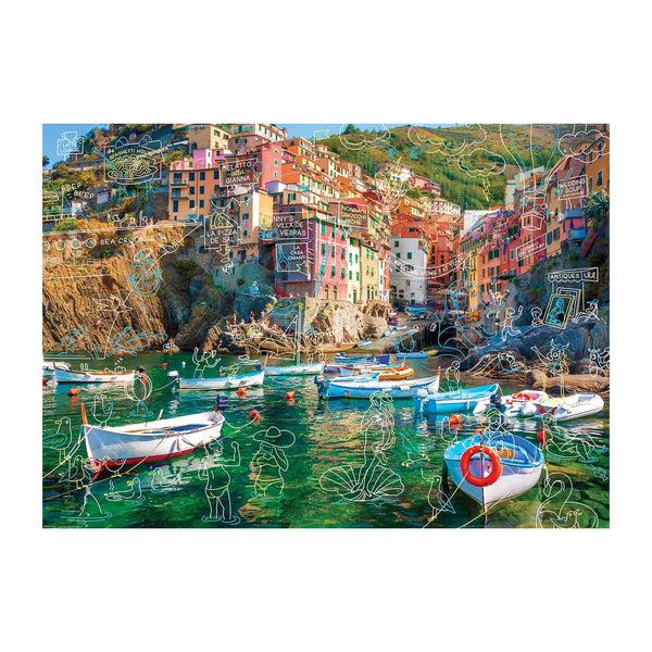 Genuine Fred 1000 PIECE PUZZLE: SPRING BREAK AT CINQUE TERRE Puzzle