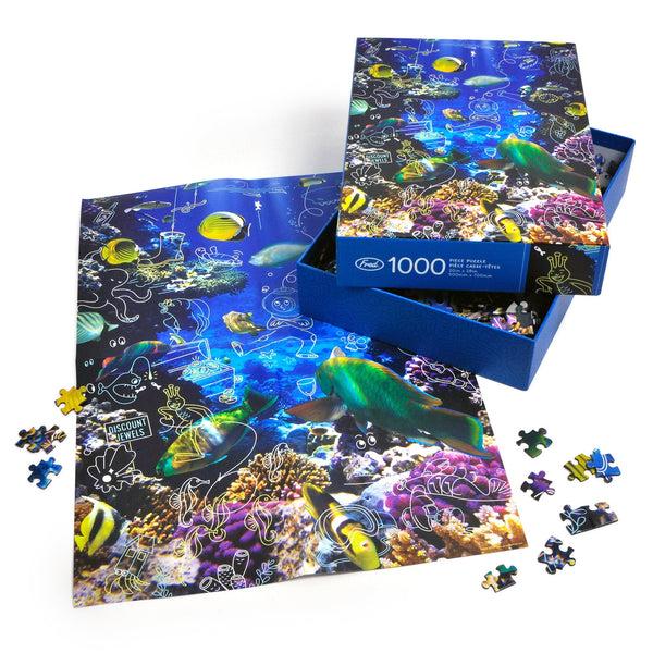 Genuine Fred 1000 PIECE PUZZLE: SWAP MEET UNDER THE SEA Puzzle