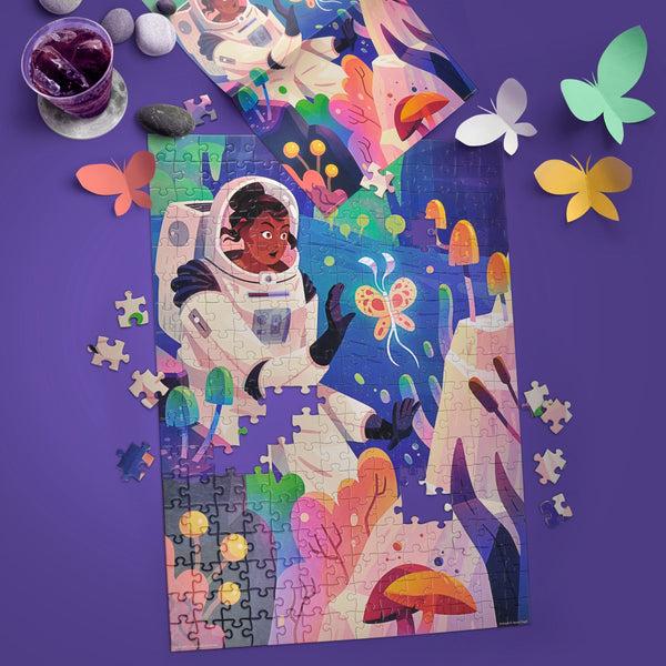 Genuine Fred 250 PIECE PUZZLE: SPACE BUTTERFLY Puzzle