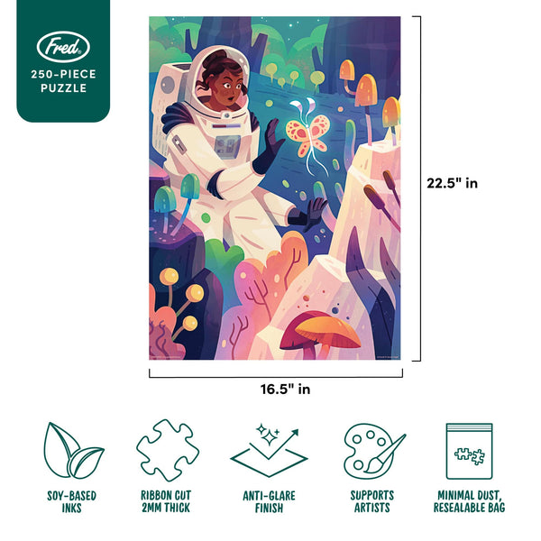 Genuine Fred 250 PIECE PUZZLE: SPACE BUTTERFLY Puzzle