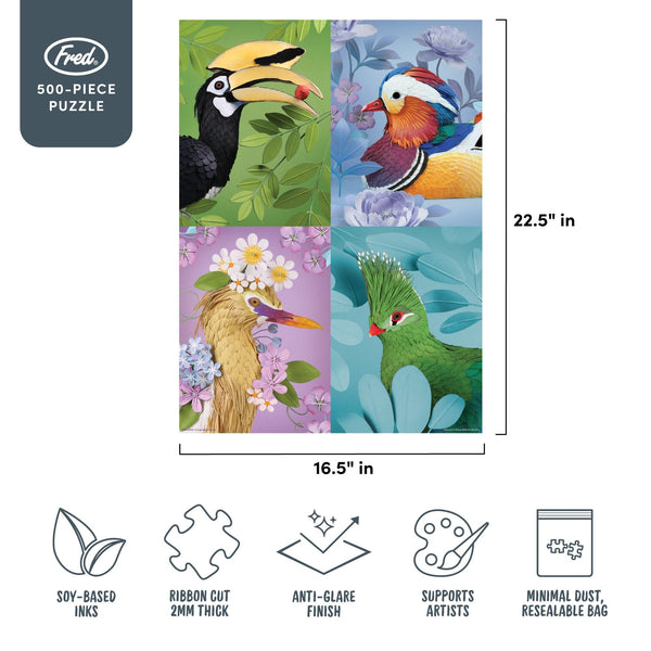 Genuine Fred 500 PIECE PUZZLE: WONDERS OF NATURE Puzzle