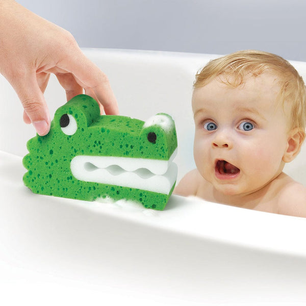 Genuine Fred BATH BITERS - Crocodile Kids' Bath Sponge