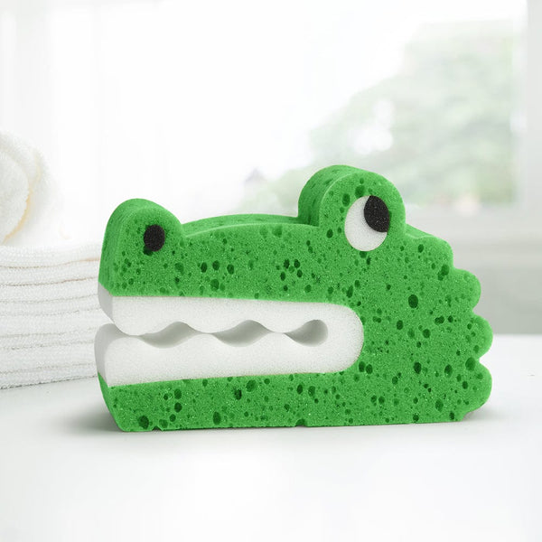 Genuine Fred BATH BITERS - Crocodile Kids' Bath Sponge