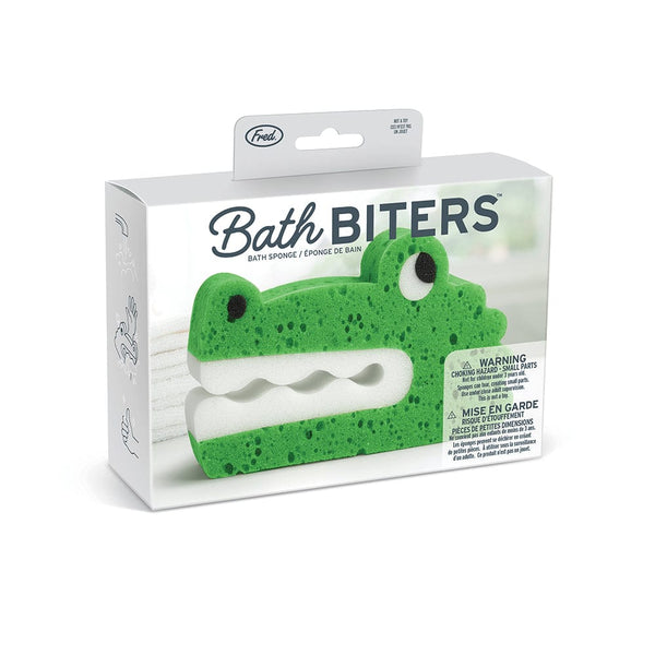 Genuine Fred BATH BITERS - Crocodile Kids' Bath Sponge