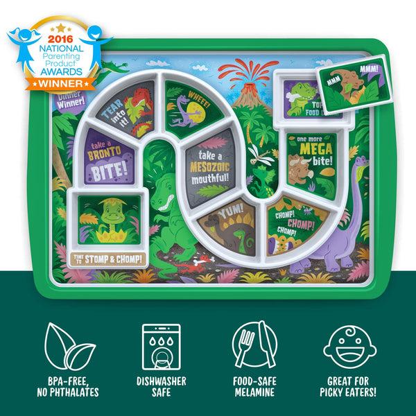 Genuine Fred DINNER WINNER - Dino Time Kid's Meal Tray