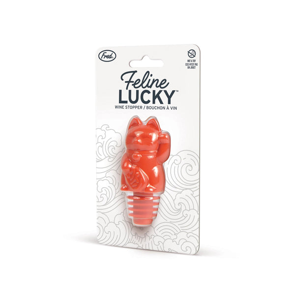 Genuine Fred FELINE LUCKY - Bottle Stopper Bottle Stopper