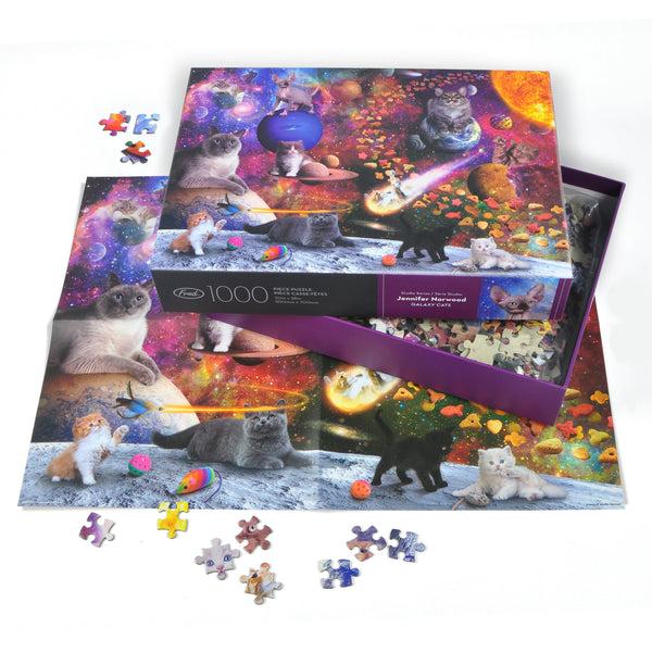 Genuine Fred 1000 PIECE PUZZLE: GALAXY CATS Puzzle