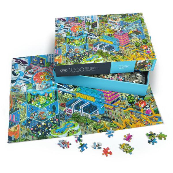 Genuine Fred 1000 PIECE PUZZLE: MEGAPONT Puzzle