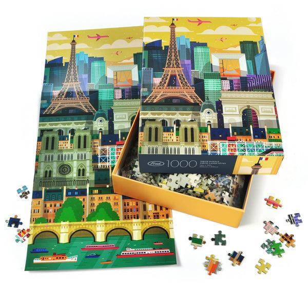 Genuine Fred 1000 PIECE PUZZLE: PARIS Puzzle