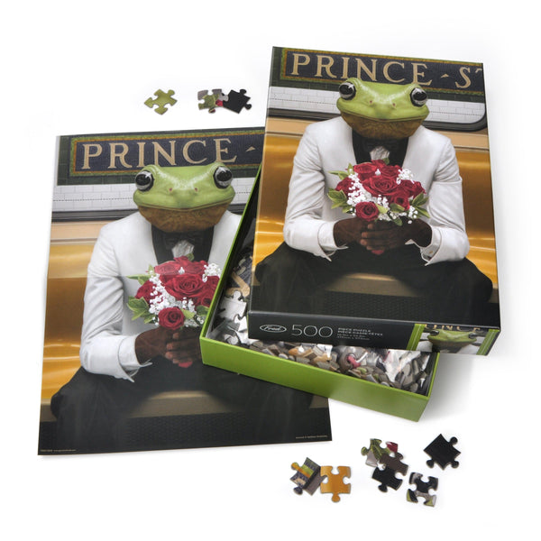 Genuine Fred 500 PIECE PUZZLE: KISS ME Puzzle