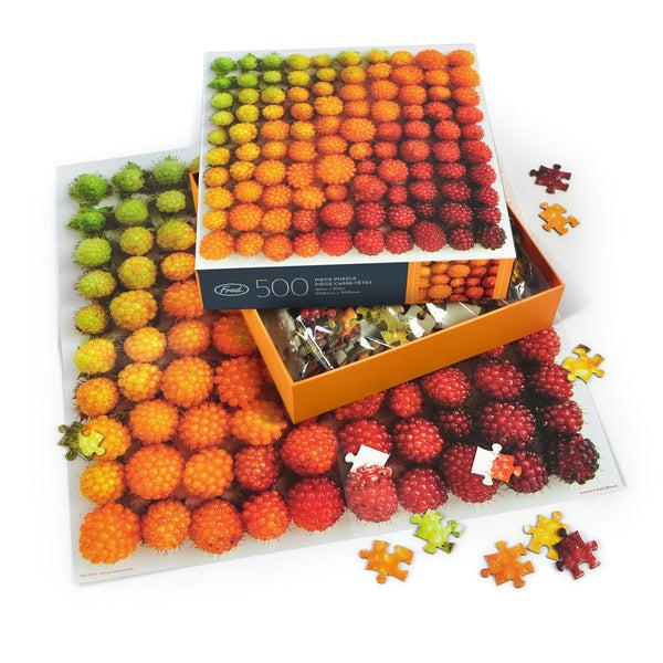 Genuine Fred 500 PIECE PUZZLE: SALMONBERRIES Puzzle