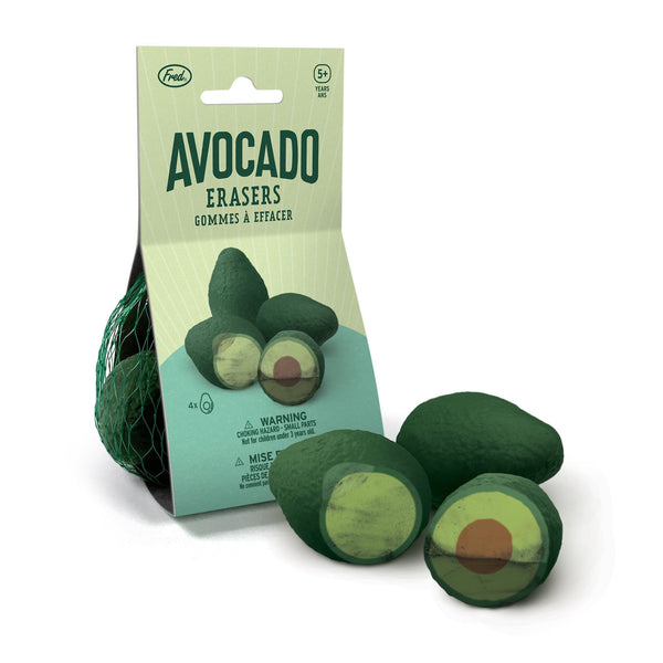 genuine fred AVOCADO ERASERS Erasers
