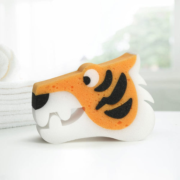 Genuine Fred BATH BITERS - Tiger Kids' Bath Sponge