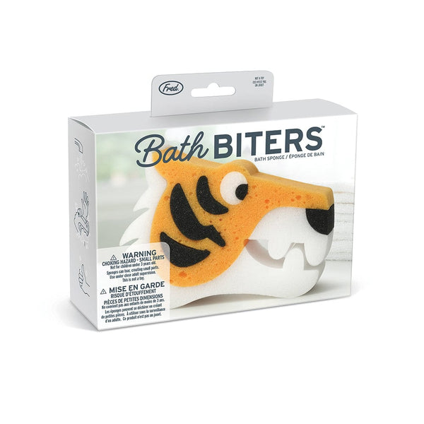 Genuine Fred BATH BITERS - Tiger Kids' Bath Sponge