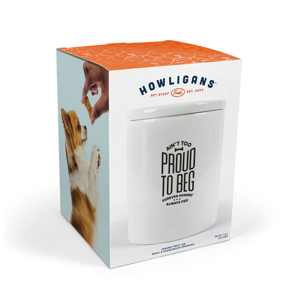 Genuine Fred CERAMIC TREAT JAR Howligans