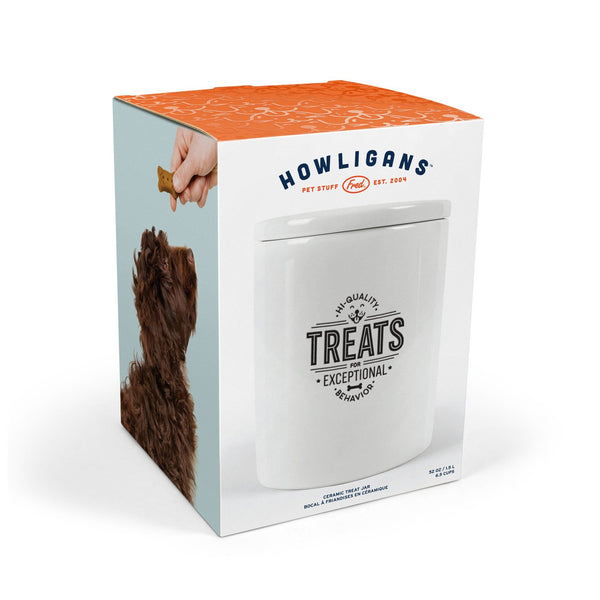 Genuine Fred CERAMIC TREAT JAR Howligans