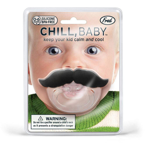 Genuine Fred CHILL BABY - Mustache Pacifier