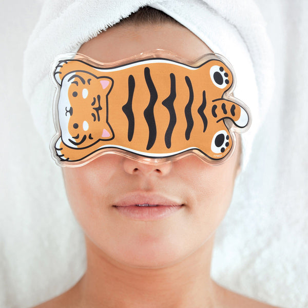 Genuine Fred CHILL OUT - Tiger Rug Gel Eye Mask