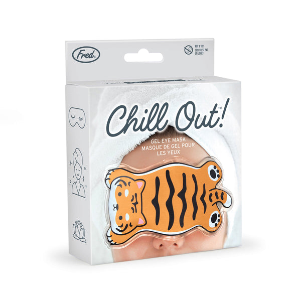 Genuine Fred CHILL OUT - Tiger Rug Gel Eye Mask