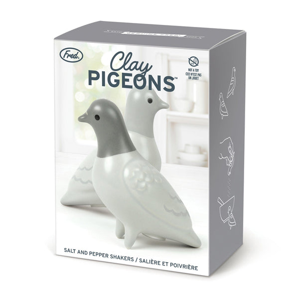 Genuine Fred CLAY PIGEONS Salt & Pepper Shakers