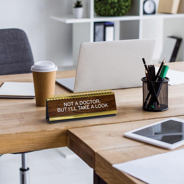 Genuine Fred DAILY DESK PLAQUE Desktop Flip Book